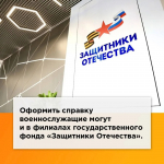 Справку о подтверждении статуса участника СВО можно получить в электронном виде